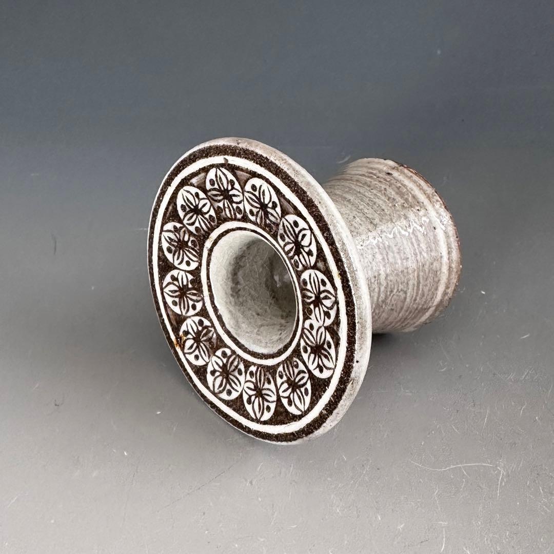 茶道具　唐津　三嶋　蓋置　十三代　太郎右衛門窯　共箱　陶芸　茶会　稽古