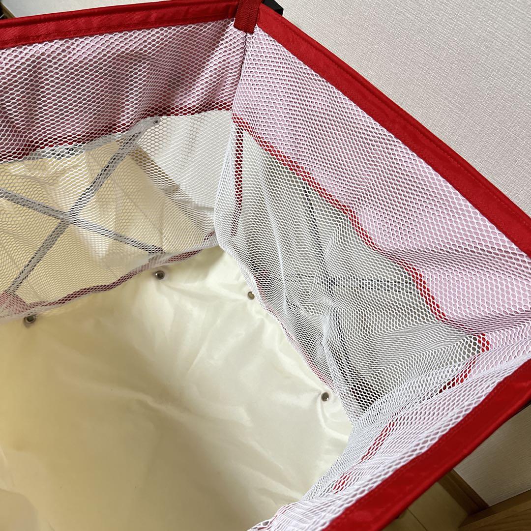 美品 molten ボールカゴ キャスター付き 折りたたみ式 収納バッグ付き