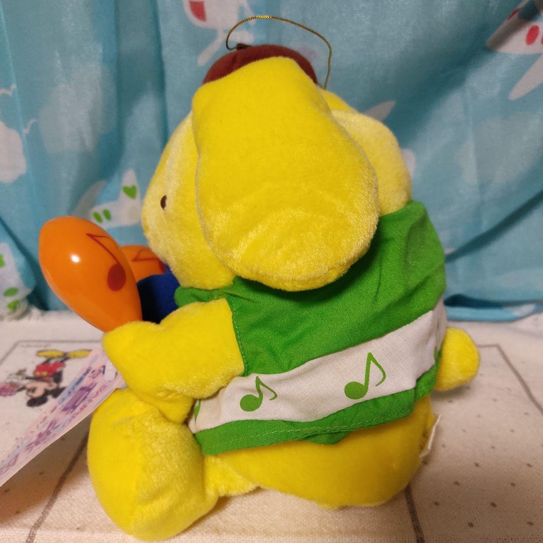 ポムポムプリン 音楽隊 ハンド パペット レトロ　ぬいぐるみ