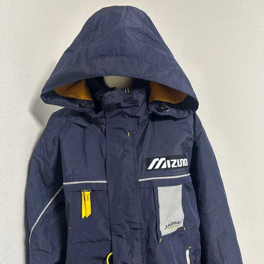 Mizuno 日本代表　ナショナルチーム　ネイビー スキーウェア フード付き