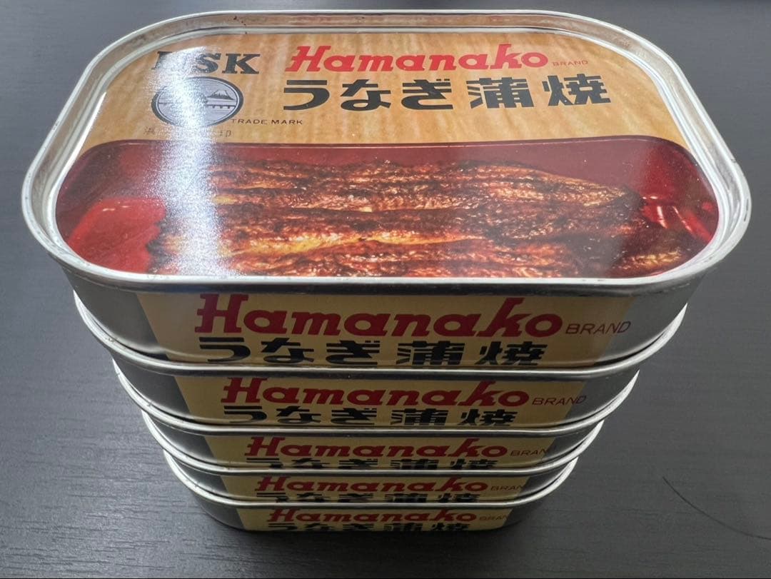 浜名湖産のうなぎ蒲焼5缶セット　12/26発送