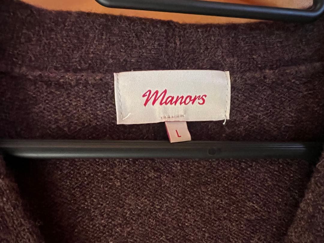 manors マナーズ　ゴルフ　clubhaus カーデガン　L