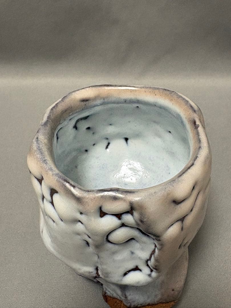 【値下】兼田昌尚　萩刳貫ぐい呑