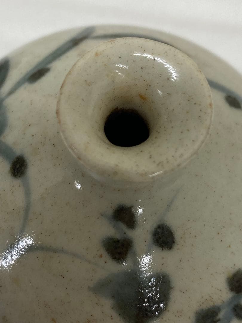 3-3251 骨董　琉球油壺・伊万里染付油壺