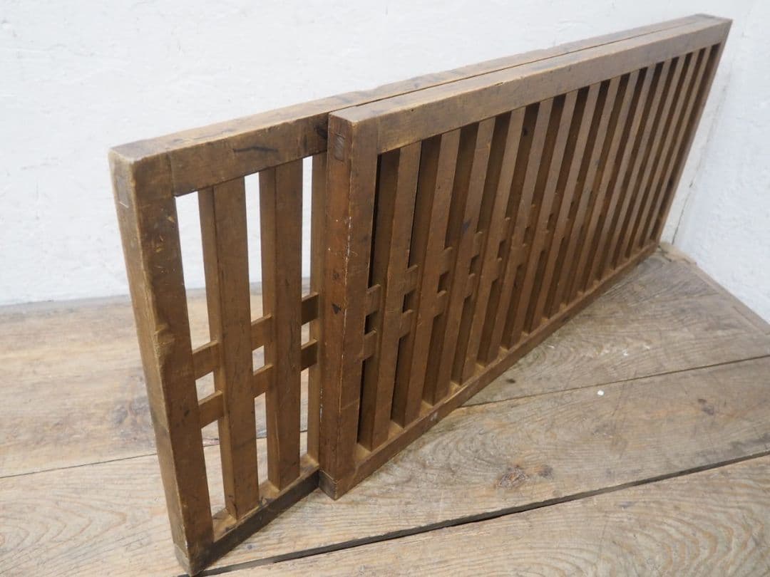 1226 アンティーク　帳場格子　間仕切り　衝立　結界　骨董　レトロ　インテリア