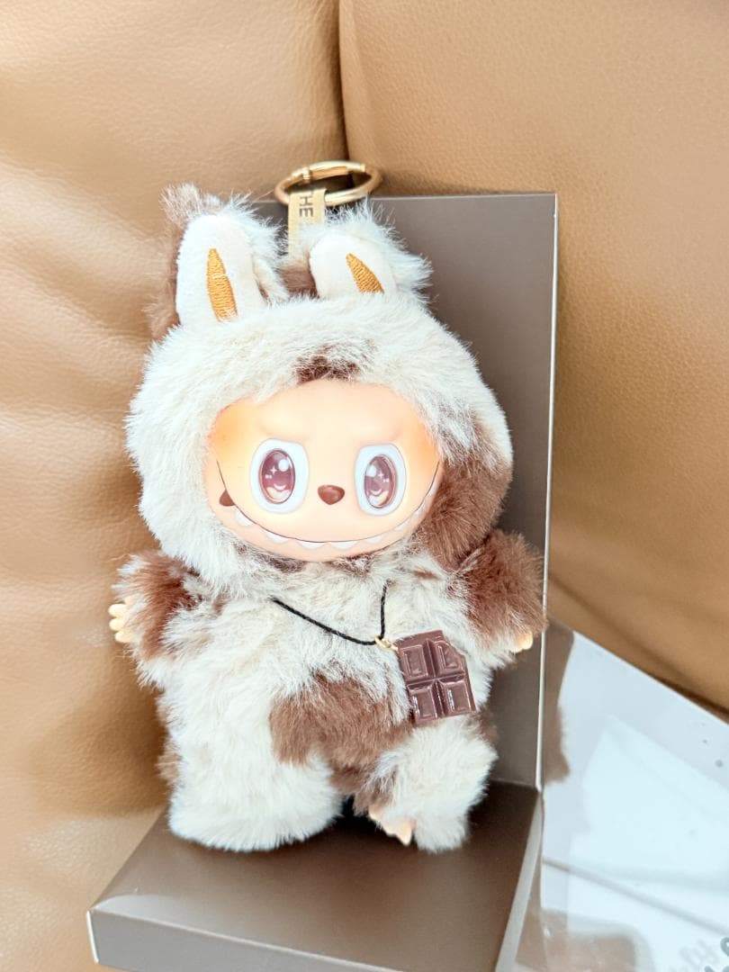 ジモモ　zimomo ふわふわ　ぬいぐるみ　チョコレート　キーホルダー