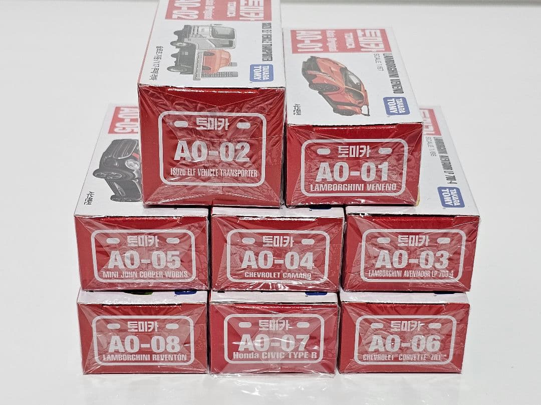 トミカ アジア限定 まとめ売り ８台セット 希少 韓国版