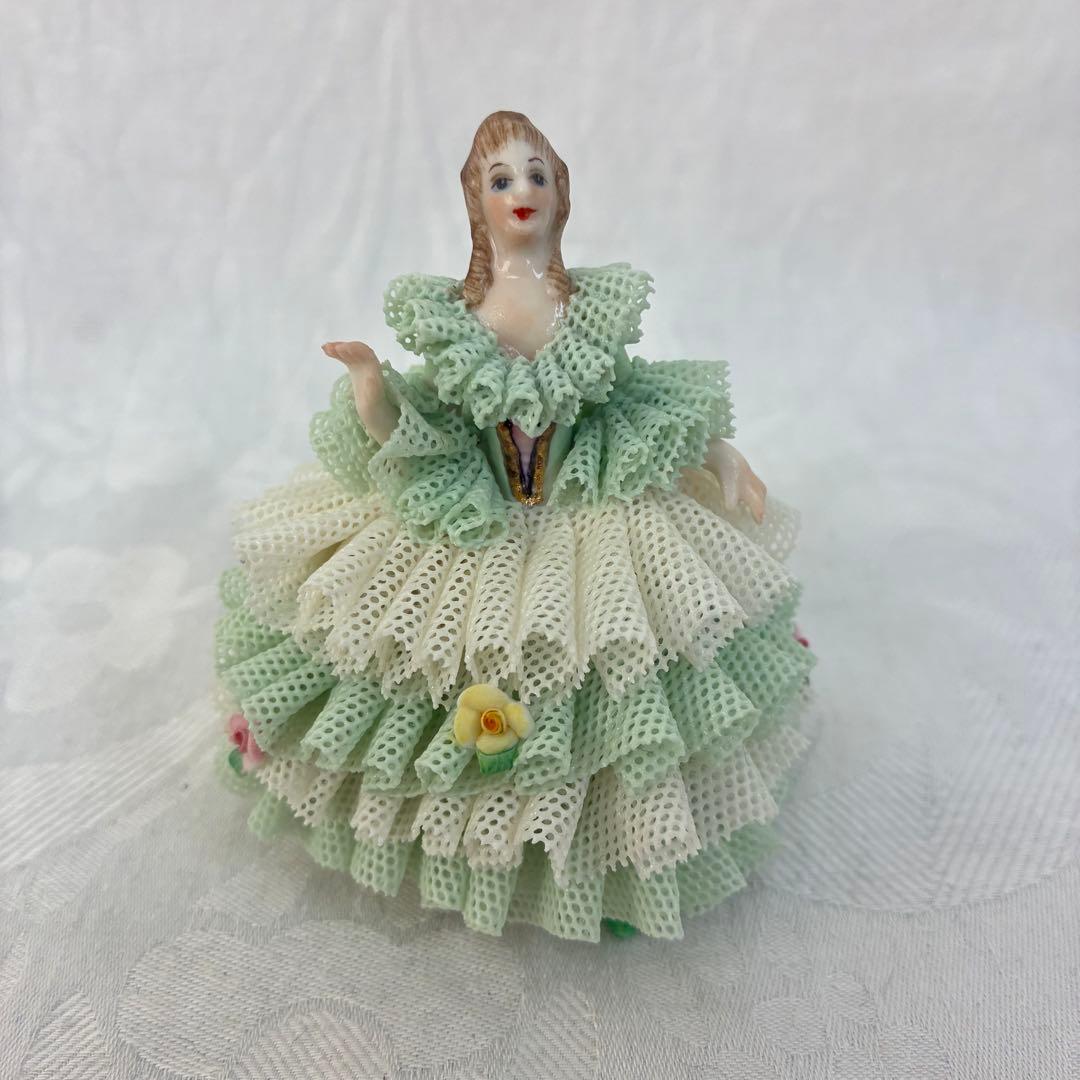 専用　アイリッシュドレスデン レース陶器人形 \"Rosa\" 3体セット③