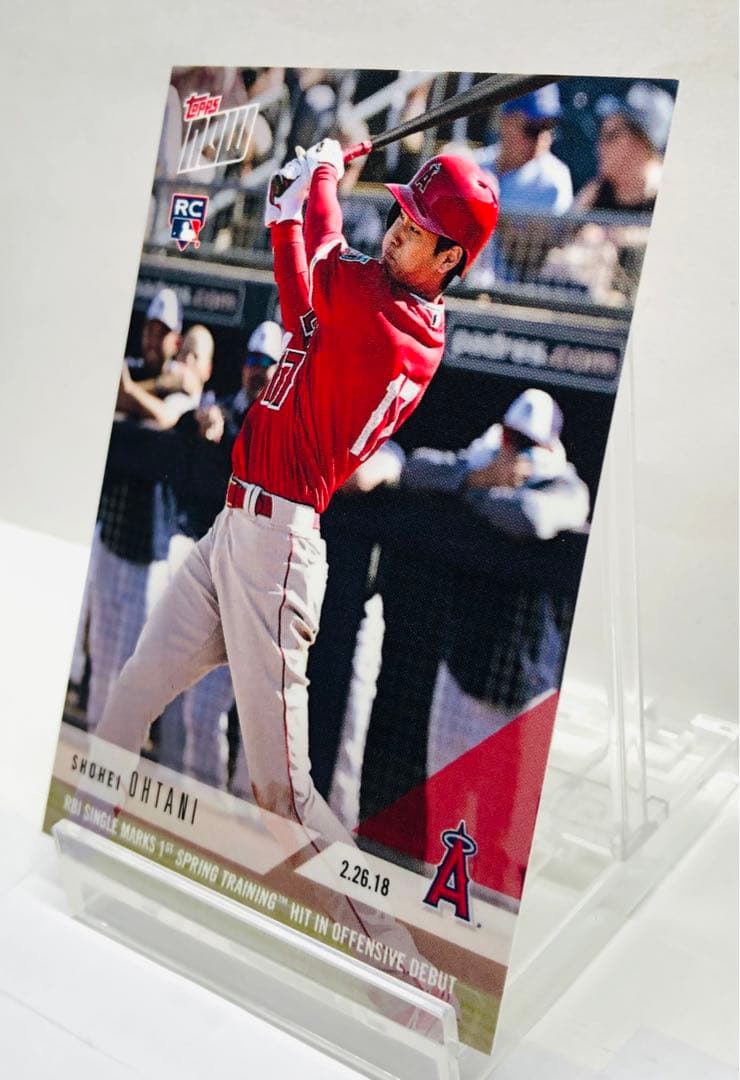 大谷翔平 2018 topps #ST-7 ルーキー オープン戦デビュー RC