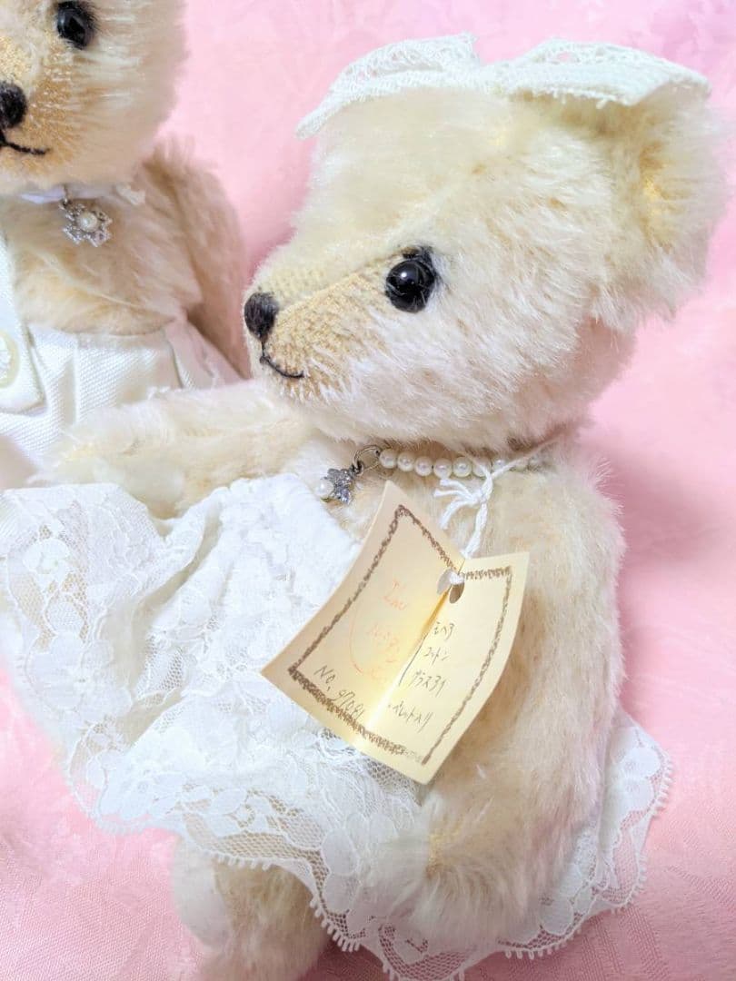 テディベア作家♥丸山いくこ♥テディベア♥ウェディングベア♥ぬいぐるみ♥世界で一体