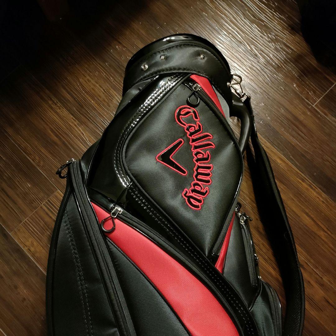 Callaway キャディバッグ ブラック/レッド　5分割