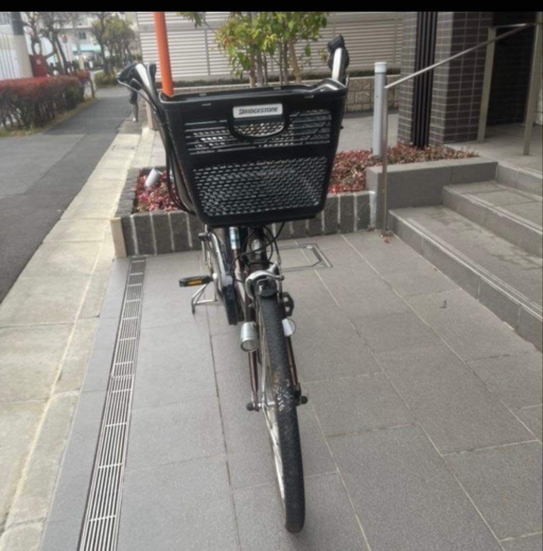 電動アシスト自転車BRIDGESTONE 26インチ.バッテリー2つです