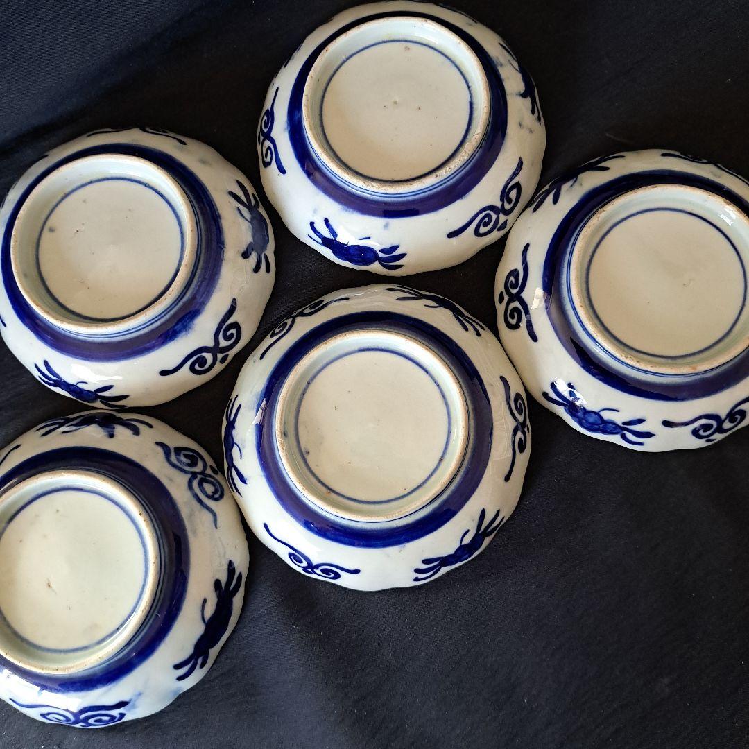 「\"金彩の金魚\"珍品な皿！」古伊万里 色絵皿(直径11cm) 3客セット 骨董ア