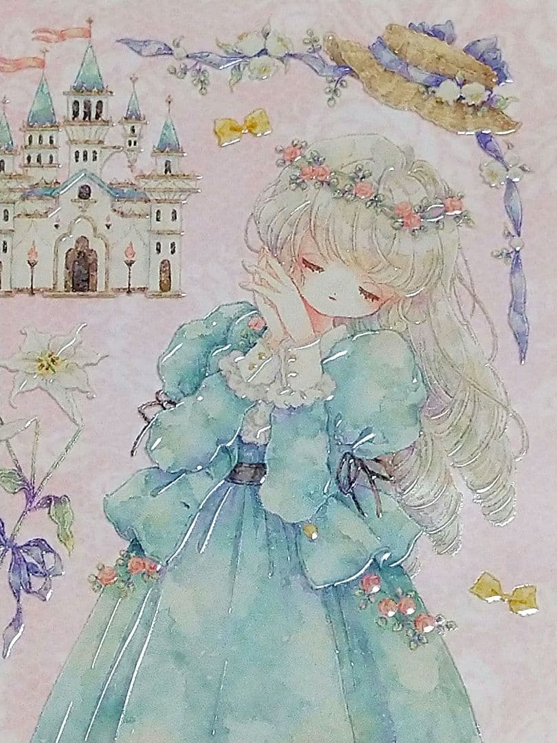 J1095＃枕边语(水晶)shine切り売り海外人物マステ