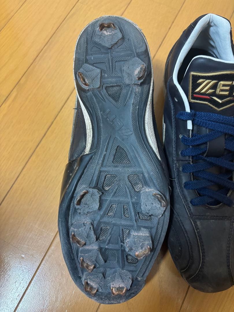 ZETTプロステイタス野球スパイク(横浜DeNAベイスターズ深沢選手実使用)