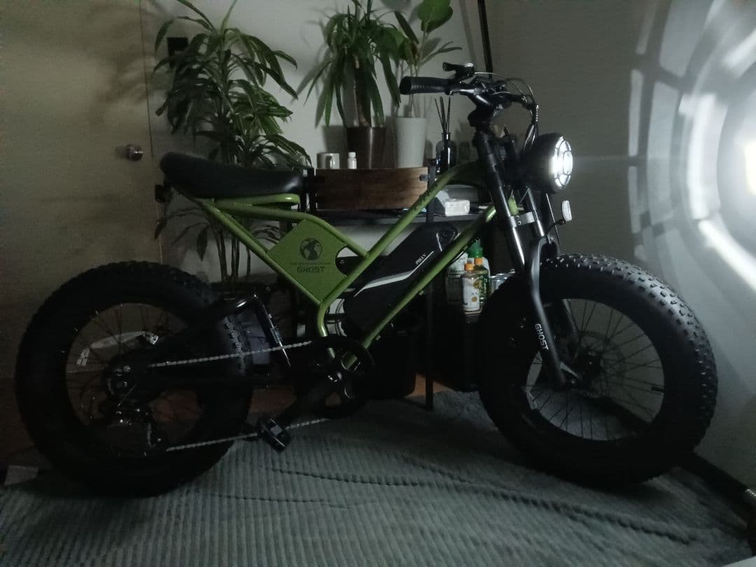 GHOST 電動アシスト自転車 オリーブグリーン