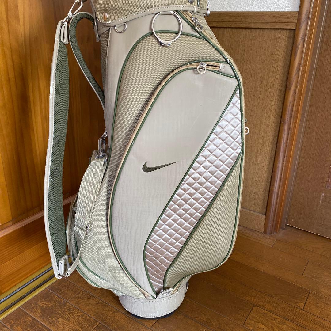良品NIKI GOLF キャディバッグ ベージュポーチ付きレディース　メンズ