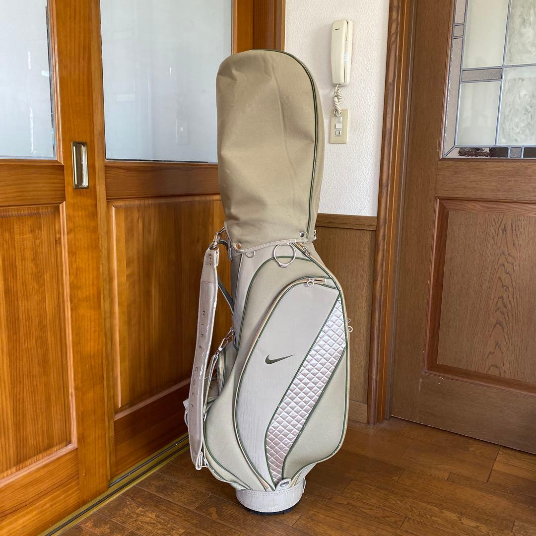 良品NIKI GOLF キャディバッグ ベージュポーチ付きレディース　メンズ