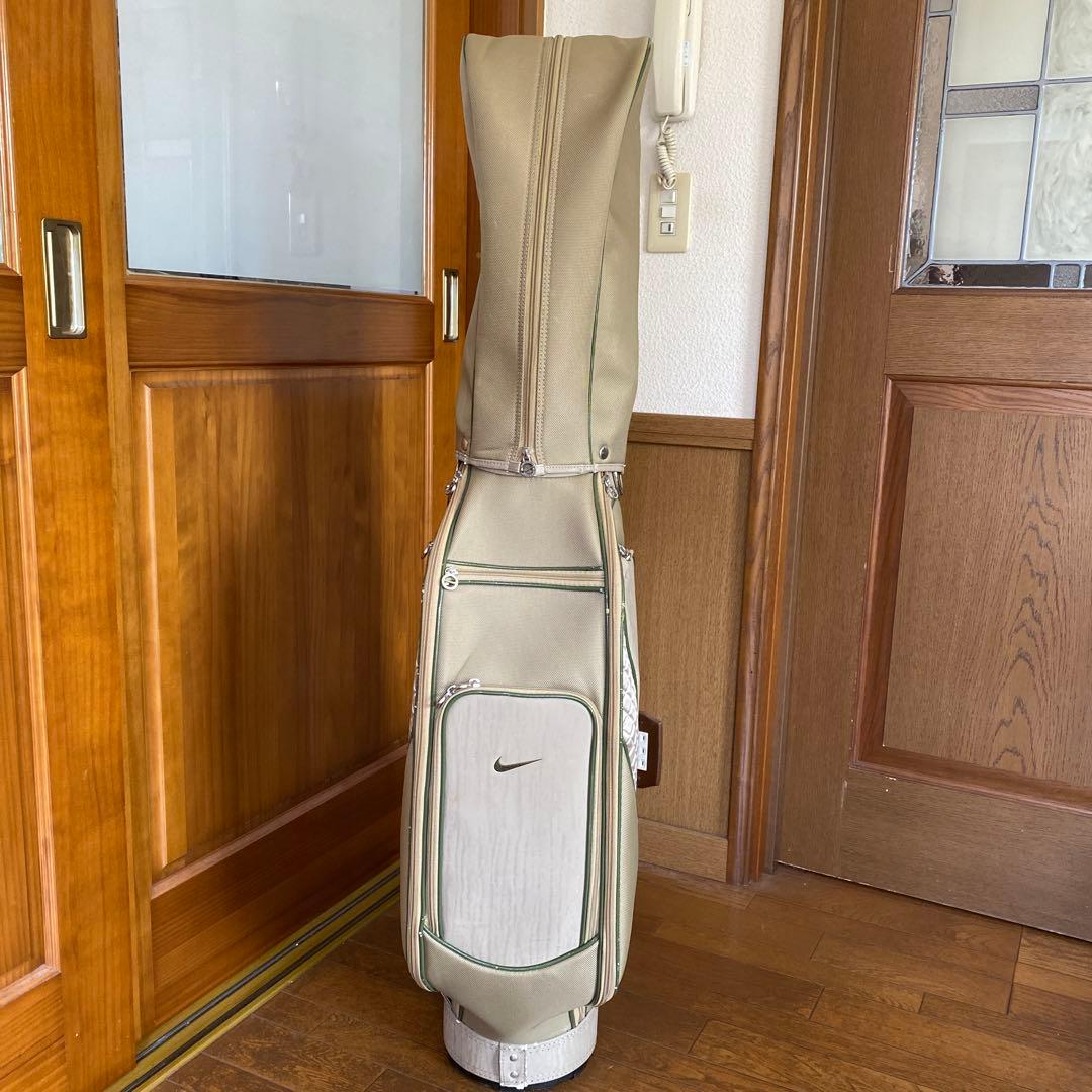 良品NIKI GOLF キャディバッグ ベージュポーチ付きレディース　メンズ