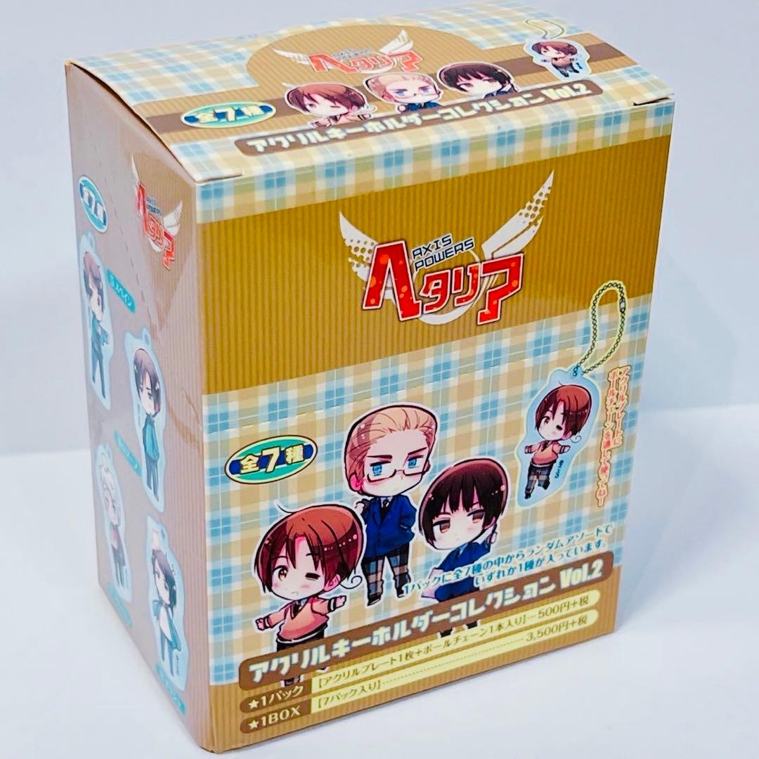 【全7種】未開封 ヘタリア 学園服アクリルキーホルダーBOX 原作絵