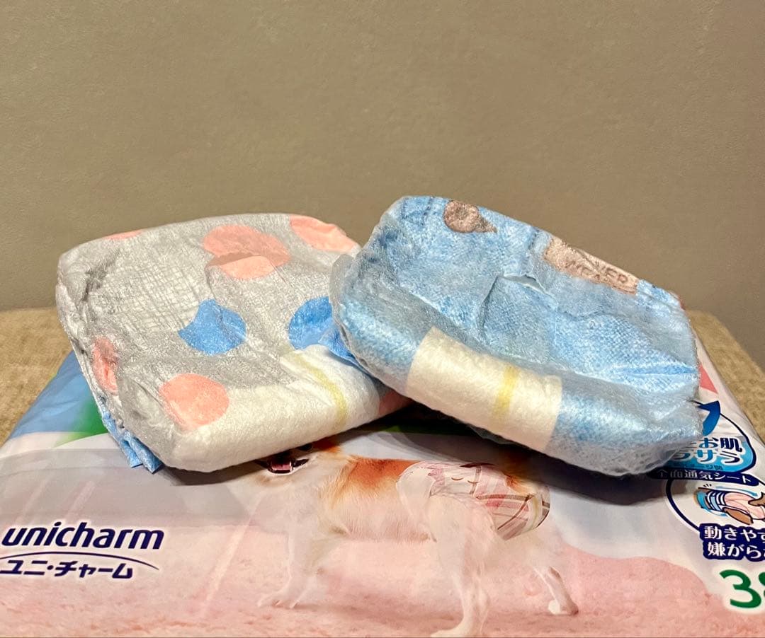 お得　大容量　犬用オムツ　ユニチャームSSS 全部で162枚！オマケ付き