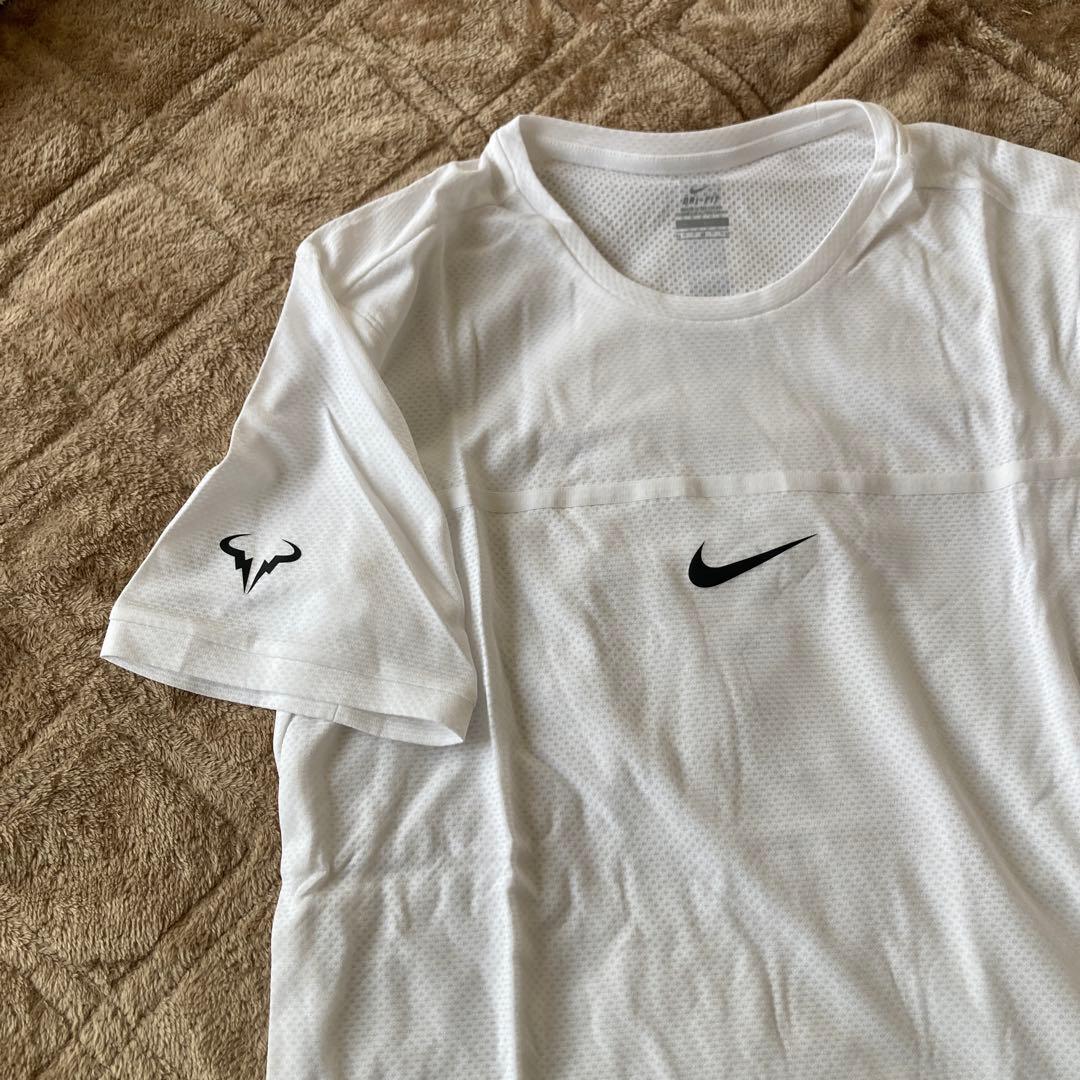 Nike Dri-FIT ナダルモデル　ゲームシャツ　ホワイト