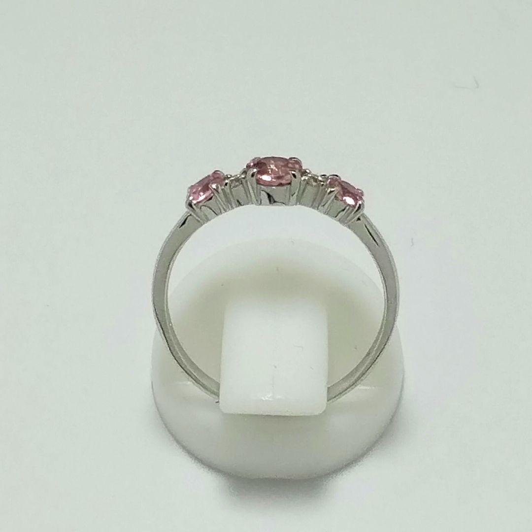 マル99、k10WG 、ピンクトルマリン、ダイヤ、リング、