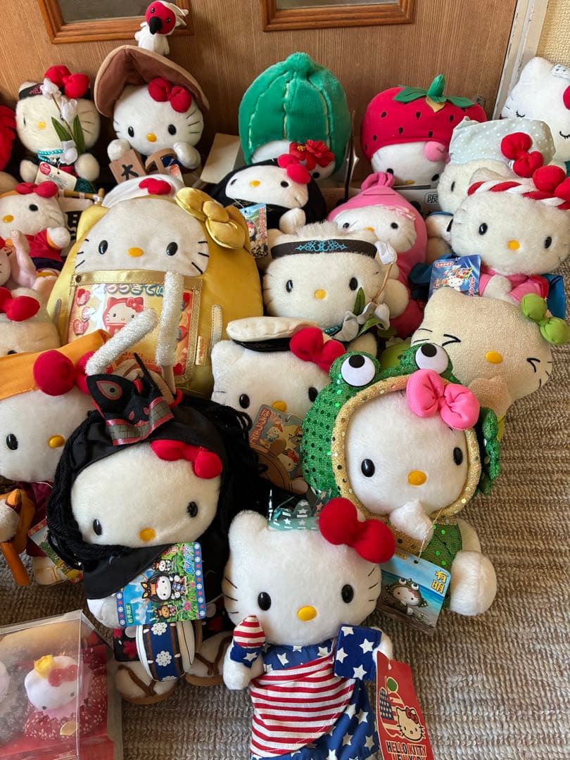 ハローキティ ぬいぐるみ 限定品27個セットタグあり 激レア