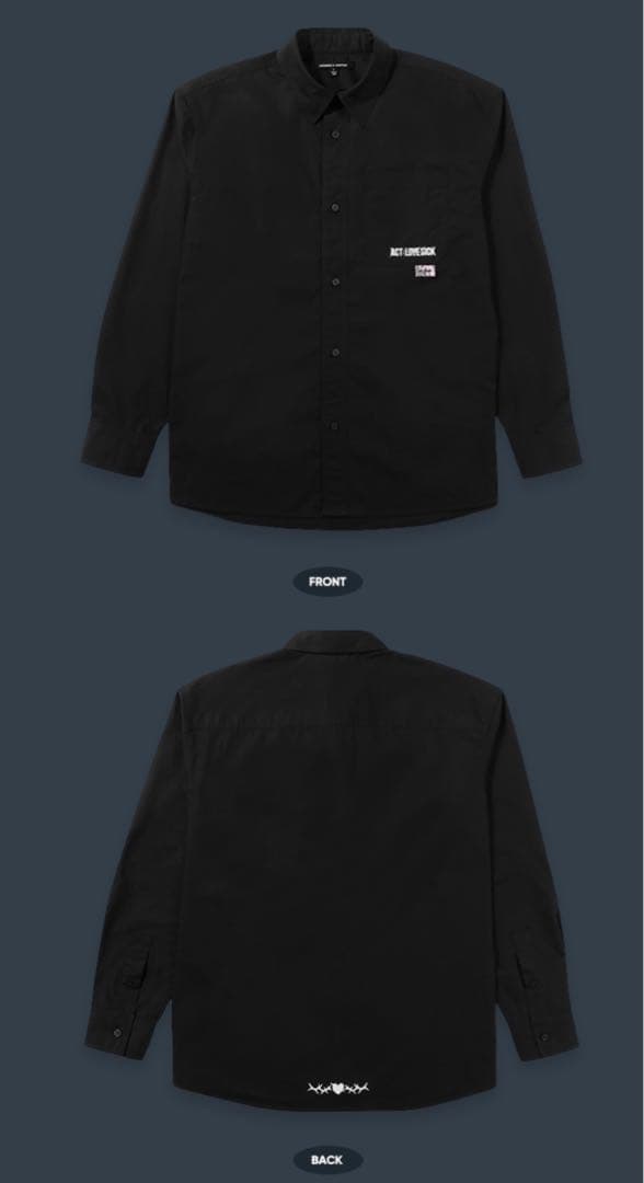 TXT ACT:LOVESICK 公式 グッズ Oversized Shirt