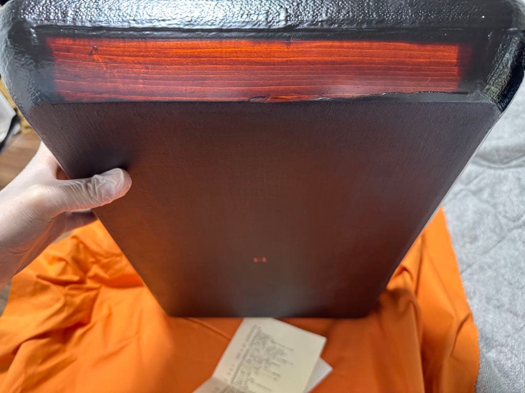 kurosawa7356 角偉三郎　輪島塗　大菜盆　未使用保管品