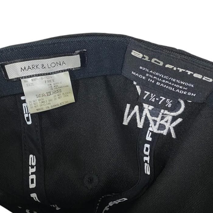 美品 中古 マーク＆ロナ 210FITTED スカル キャップ 帽子 ゴルフ