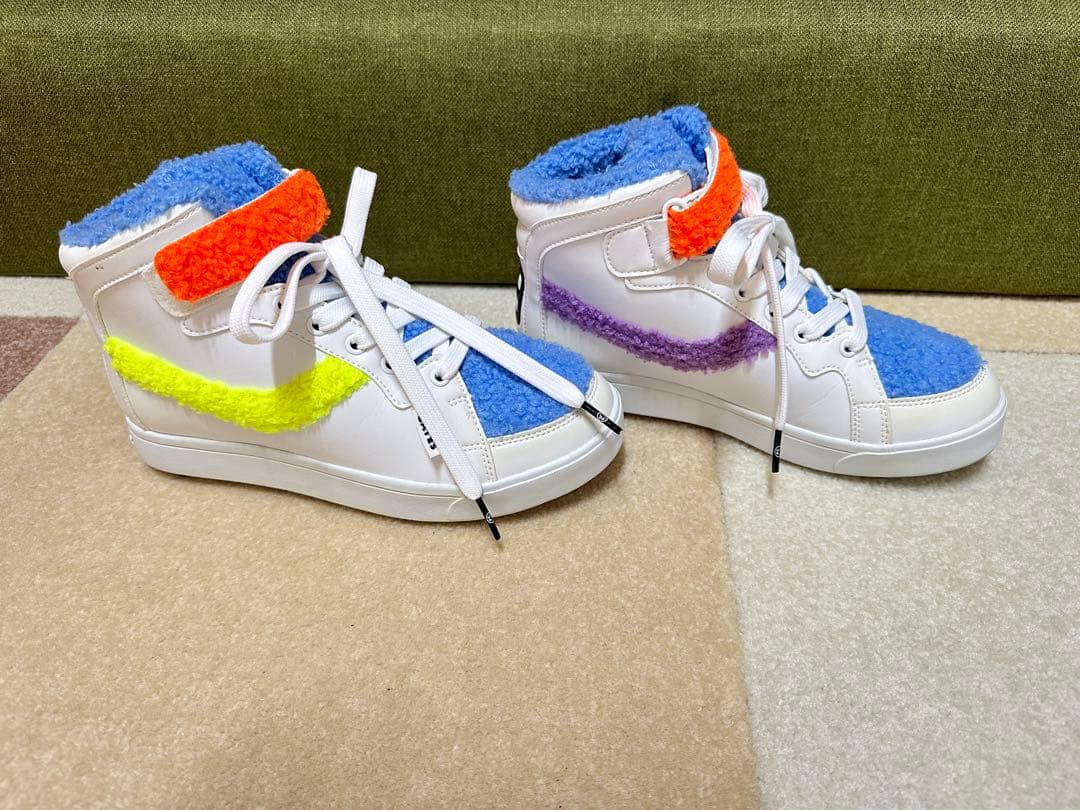 PEARLY GATES カラフルボア ミドルカットレディース22.5センチ