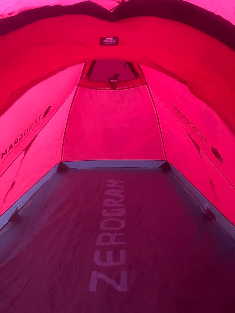 ZEROGRAM ドーム型テント レッド　赤　自立　レア