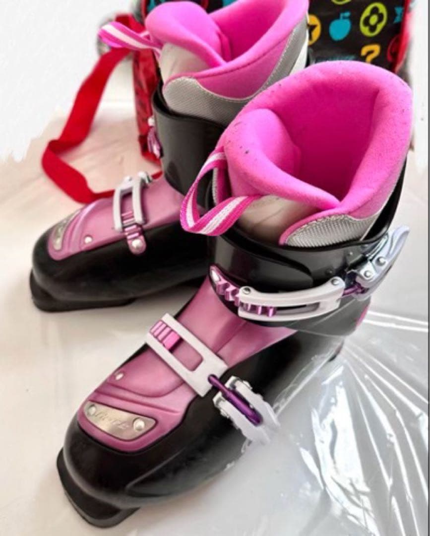 美品　Hart Diva5F スキー用ブーツ ブラック/ピンク 25cm