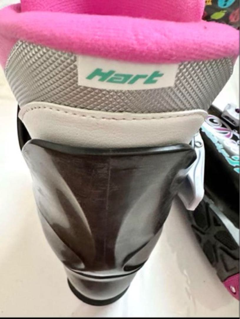 美品　Hart Diva5F スキー用ブーツ ブラック/ピンク 25cm