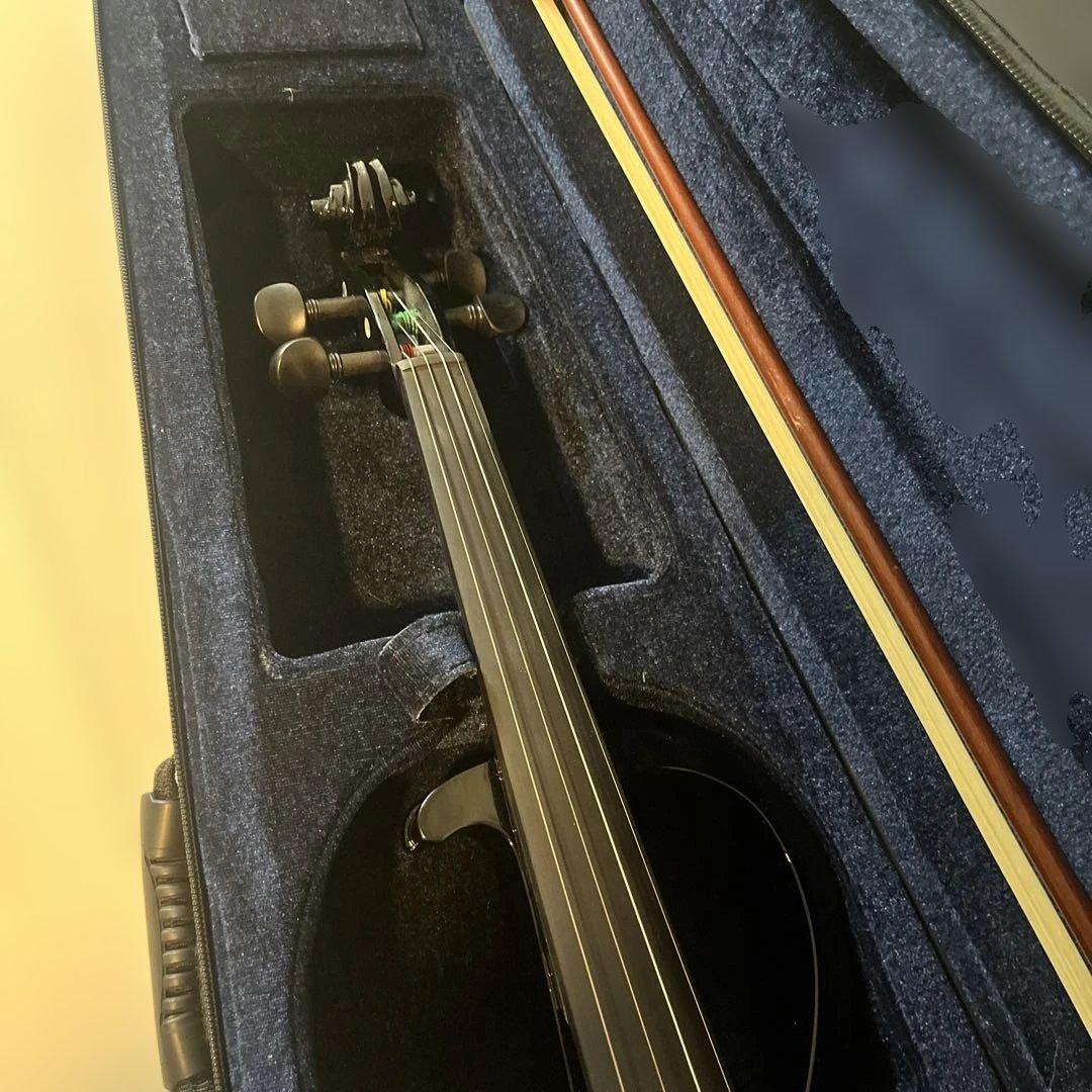 PLAYTECH PSV100BK エレクトリックバイオリン 4/4 ブラック