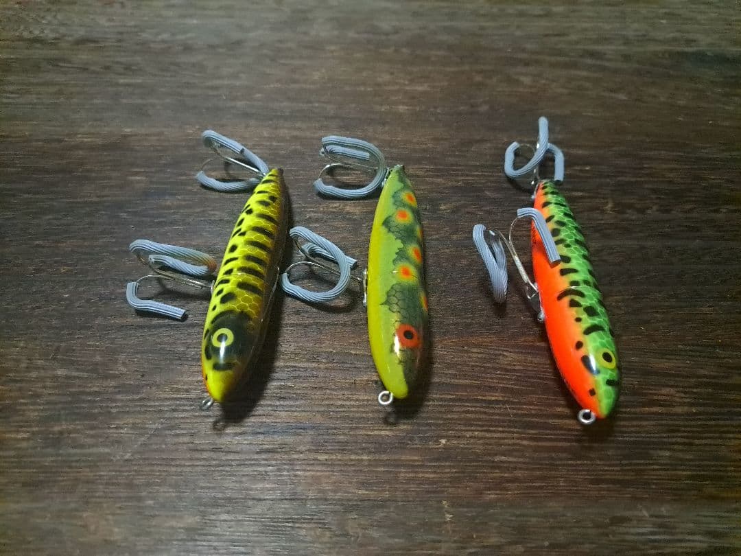 ヘドン　スウェイバック　ザラスプーク　イケメンカラー3色セット