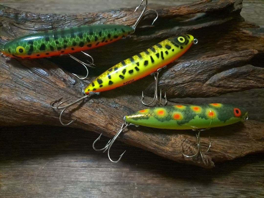 ヘドン　スウェイバック　ザラスプーク　イケメンカラー3色セット