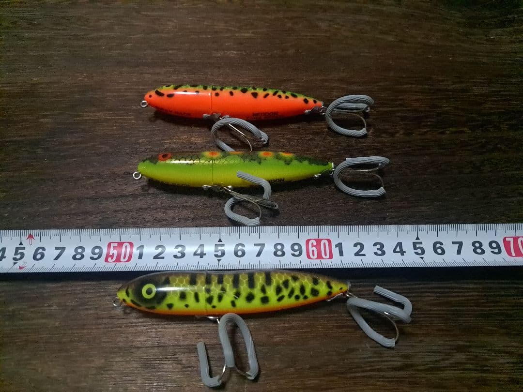 ヘドン　スウェイバック　ザラスプーク　イケメンカラー3色セット