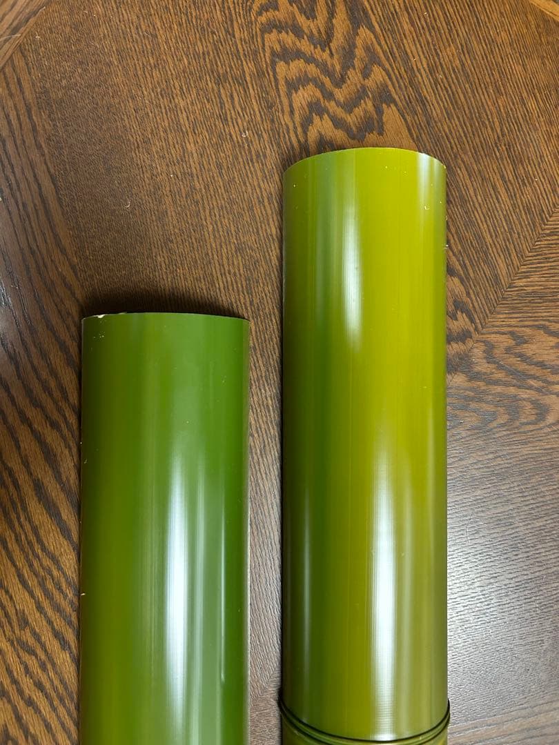 流しそうめん用プラスチック竹 1300×φ80半割　4枚セット