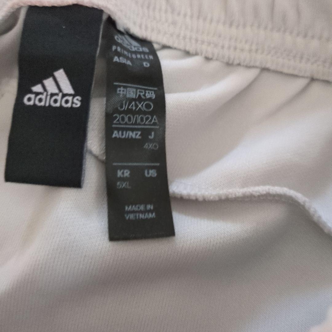 【新品・稀少サイズ4XO】アディダススポーツウェアリブインサートトラックスーツ