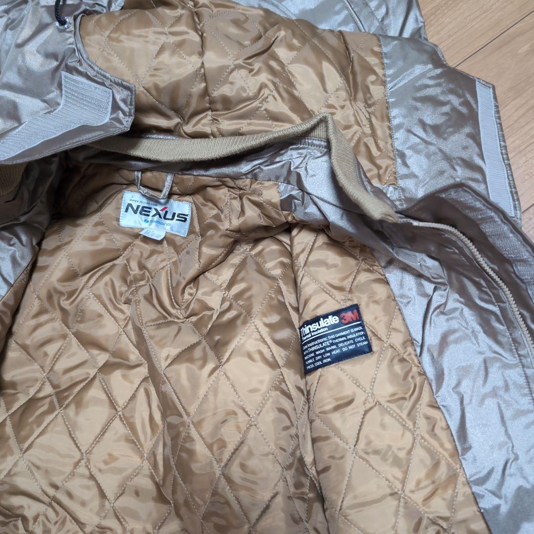 NEXUS フィッシングスーツ(上下セット) シルバー Thinsulete3M