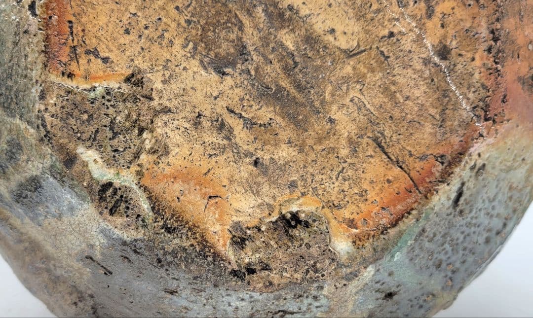 伊賀焼　古伊賀　袋水指　仕服　時代物　宗和識　茶道具　骨董品、美術品