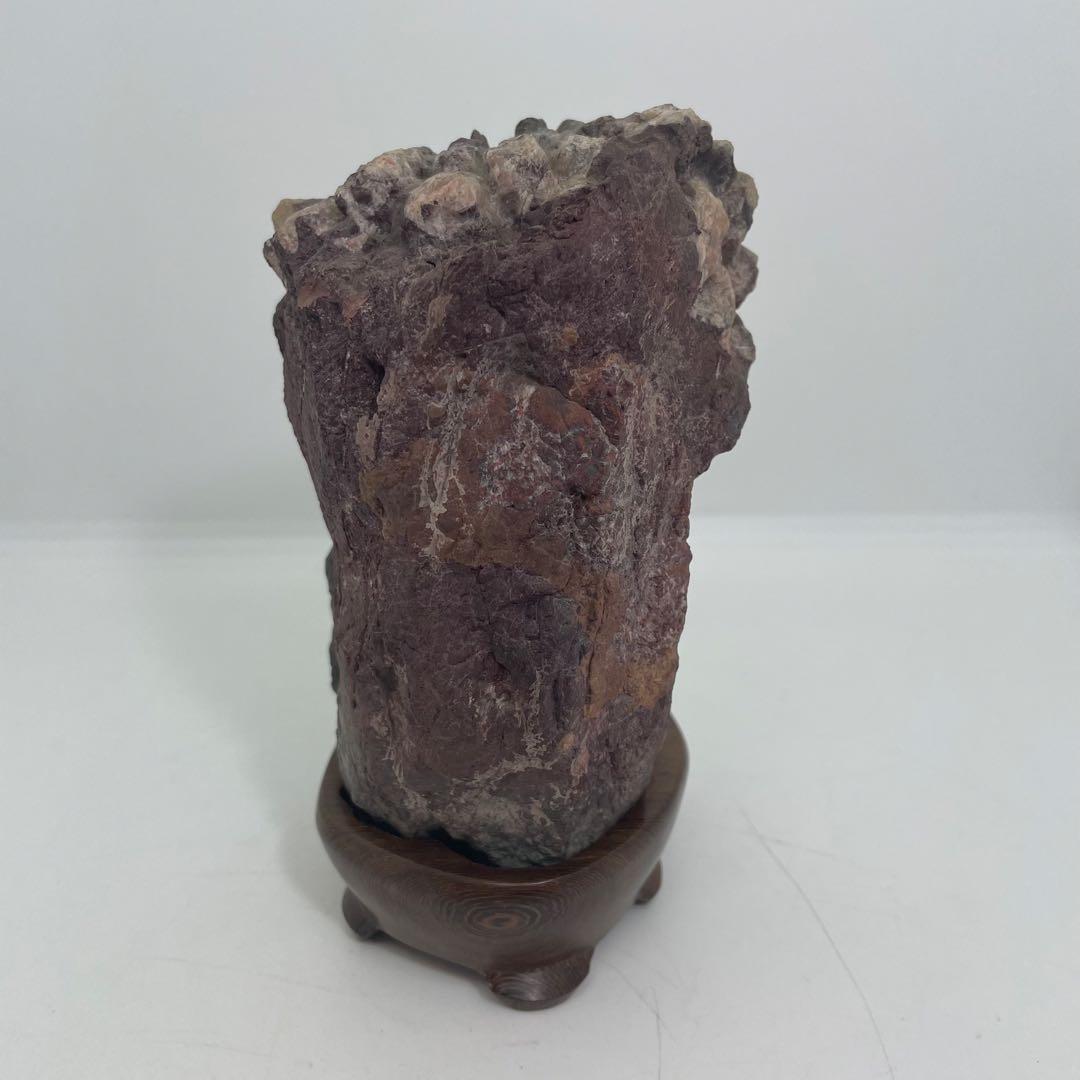 菊花石 置物 専用台付き 1,120ℊ