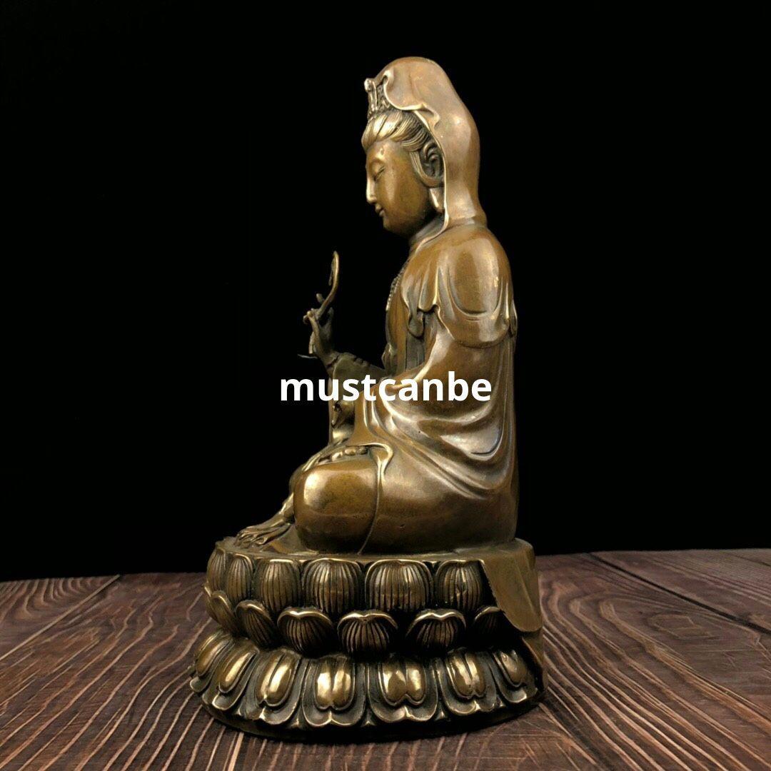 仏教美術 仏像 柳枝観音像 小仏像 銅製 銅器