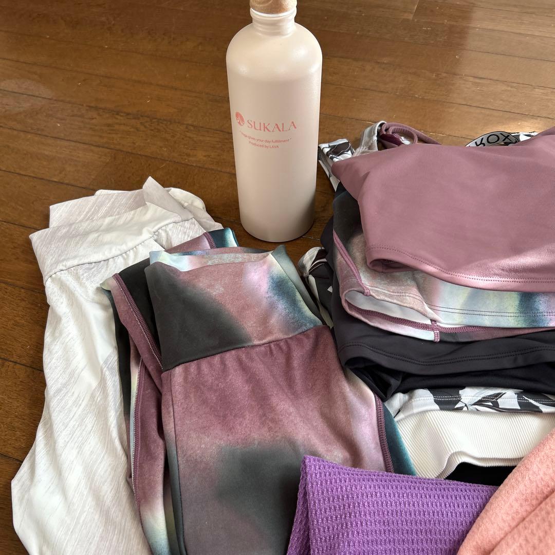 スカーラ　ヨガ　スポーツ　ラバ　セット　美品　ロキシー