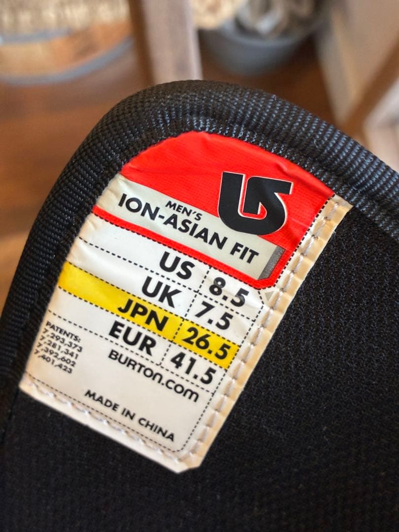 スノーボード BURTON ION 26.5cm ASIAN FIT