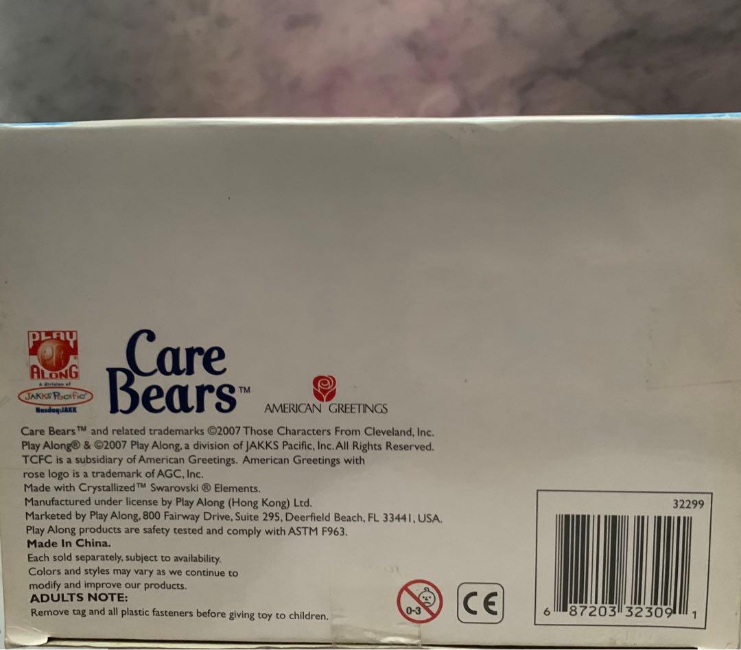 ケアベア25周年記念　スワロフスキー入りぬいぐるみ 【新品・未使用・送料込】
