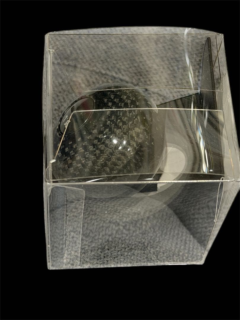 ウォーターランド カーボンハンドルノブLL ガンメタ　タイプB