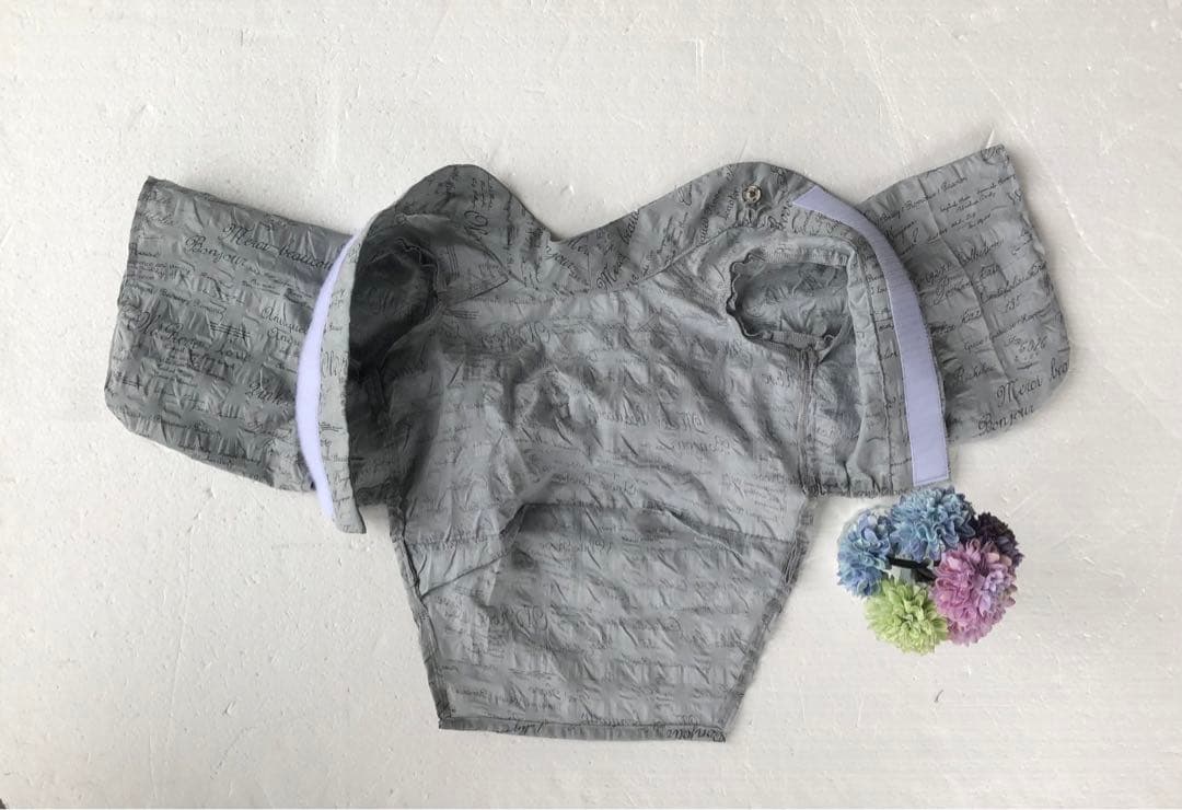 イタグレ　ウィペット　浴衣　グレー